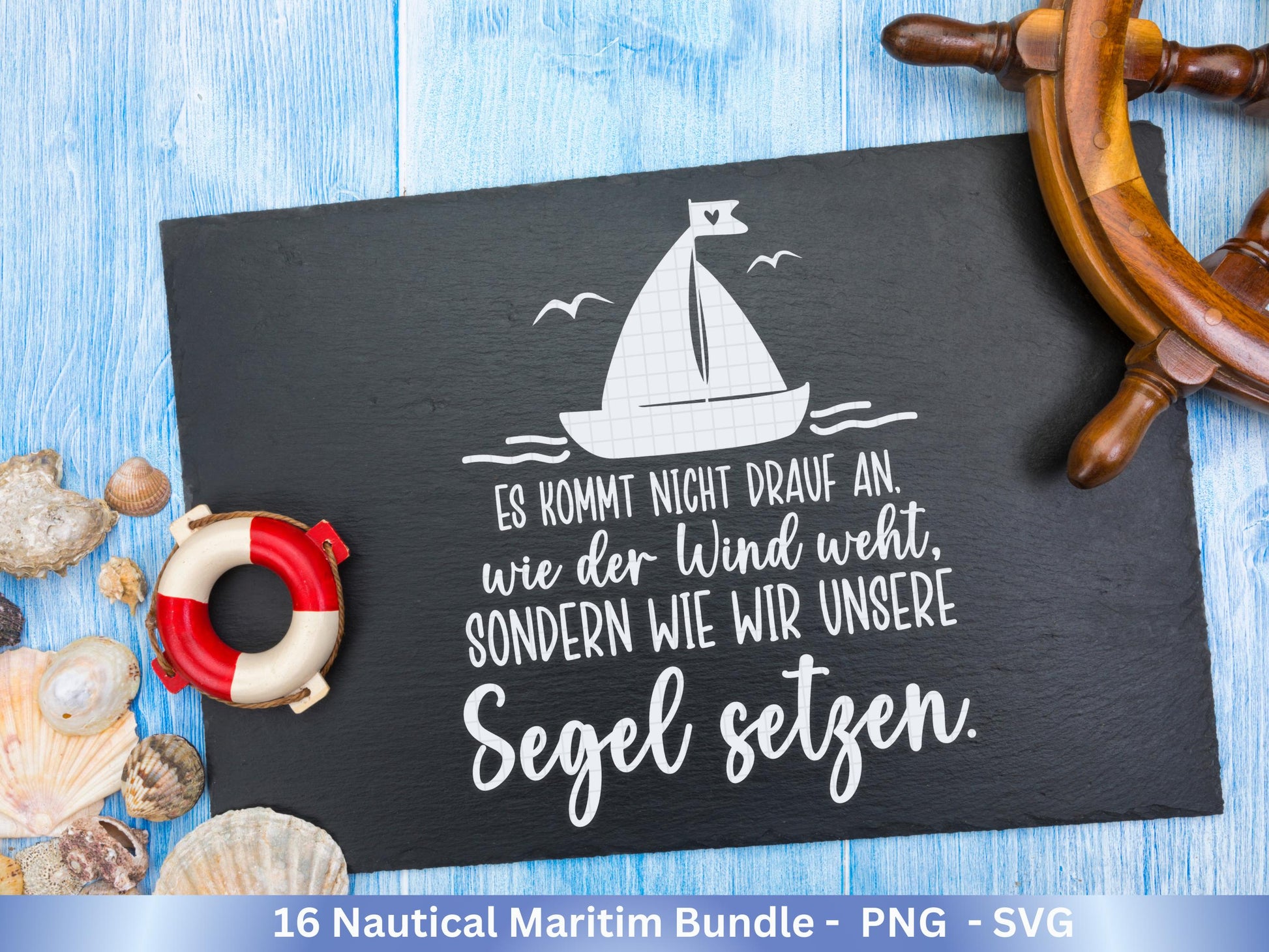 Plotterdatei Maritim - Moin Svg - Maritim Svg - Maritim Clipart - Leuchtturm Svg - Möwen Svg - Nordsee Svg - Ostsee Svg - Laserdatei Möwe