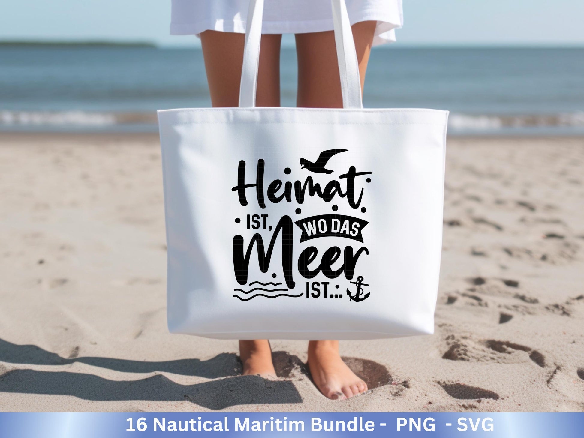 Plotterdatei Maritim - Moin Svg - Maritim Svg - Maritim Clipart - Leuchtturm Svg - Möwen Svg - Nordsee Svg - Ostsee Svg - Laserdatei Möwe