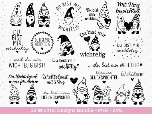 Plotterdatei Wichtel - Du bist mir Wichtelig - Laserdatei Wichtel - Wichtelgeschenk - Geldgeschenk - Wichtel Svg - Weihnachten Svg - Cricut