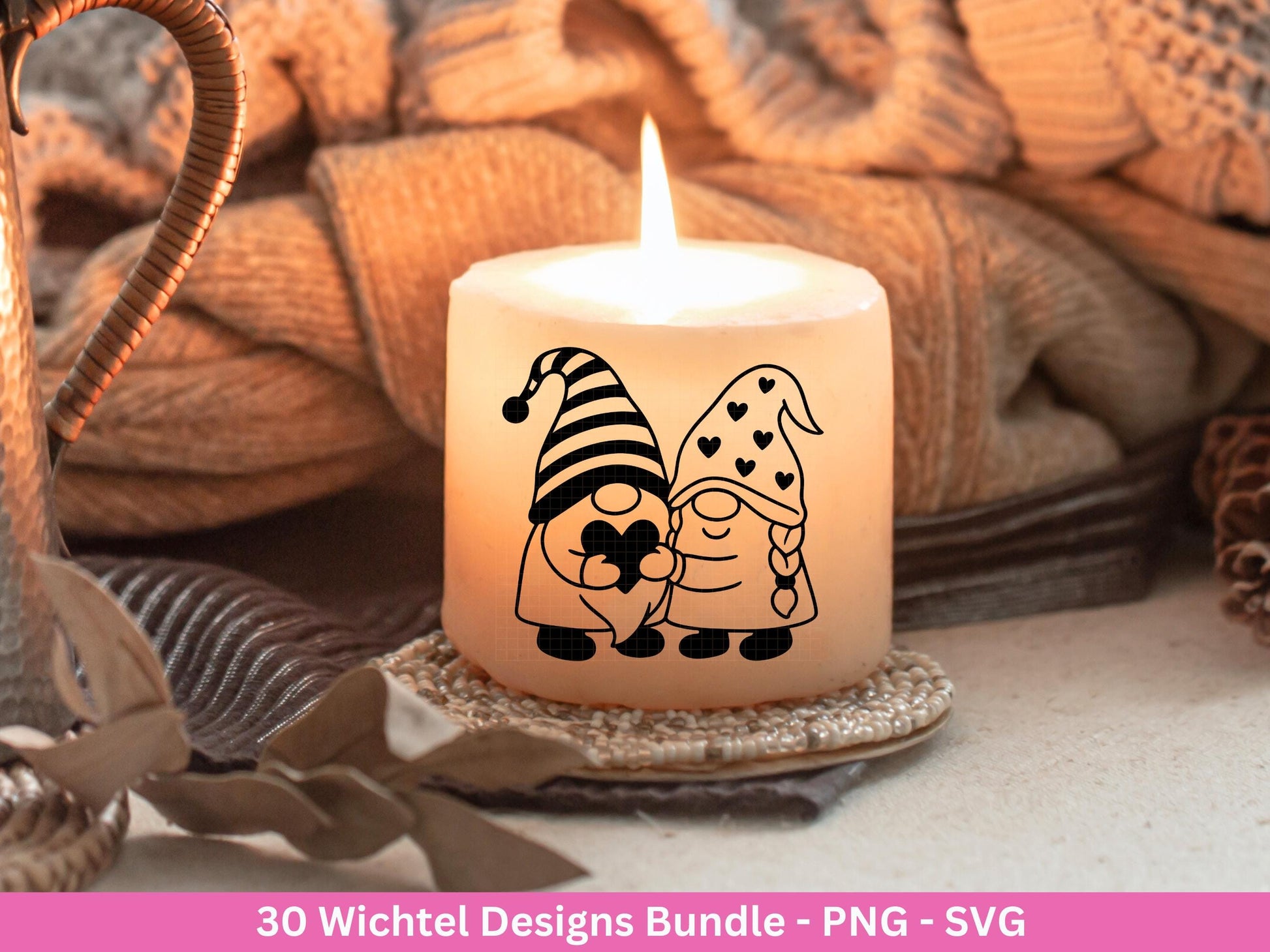 Plotterdatei Wichtel - Gnom Bundle SVG - Kleine Zwerge SVG - Weihnachts-Wichtel - Laserdatei Wichtel - Weihnachten SVG - Weihnachts-Shirt