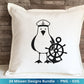 Plotterdatei Möwe - Moin Seemann - Möwe Svg - Maritime Svg - Sommer Plotterdatei - Clip Art Möwe - Seefahrt - Laserdatei Möwe - Urlaub Svg