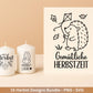 Plotterdatei Herbst - Herbst svg - Herbstkranz - Herbstzauber svg - Laserdatei Herbst - Kürbis svg - Igel svg - Pilz svg - Herbstsprüche Svg