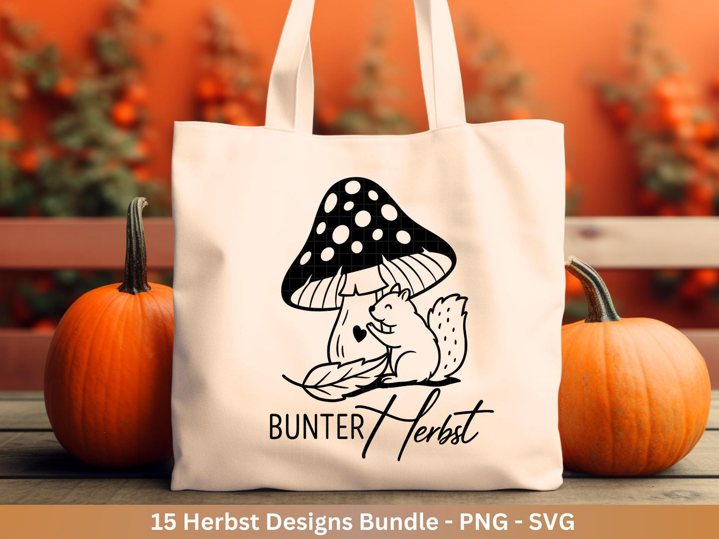 Plotterdatei Herbst - Herbst svg - Herbstkranz - Herbstzauber svg - Laserdatei Herbst - Kürbis svg - Igel svg - Pilz svg - Herbstsprüche Svg