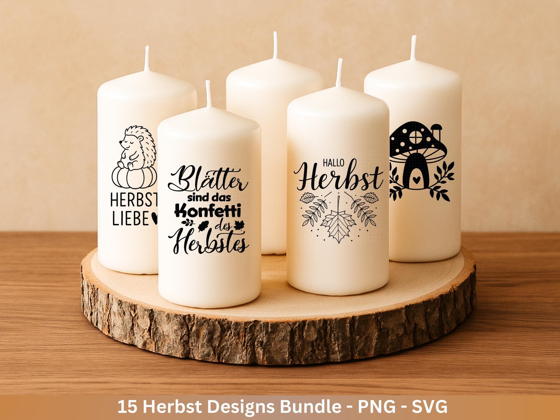 Plotterdatei Herbst - Herbst svg - Herbstkranz - Herbstzauber svg - Laserdatei Herbst - Kürbis svg - Igel svg - Pilz svg - Herbstsprüche Svg