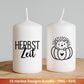 Plotterdatei Herbst - Herbst svg - Herbstkranz - Herbst Herz svg - Laserdatei Herbst - Kürbis svg - Igel svg - Pilz svg - Herbstsprüche Svg