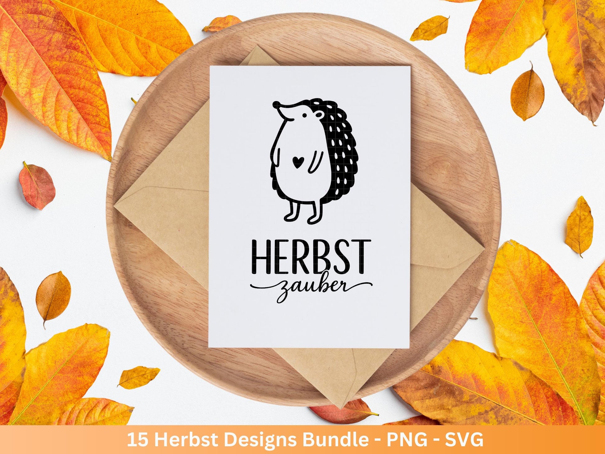 Plotterdatei Herbst - Herbst svg - Herbstkranz - Herbstzauber svg - Laserdatei Herbst - Kürbis svg - Igel svg - Pilz svg - Herbstsprüche Svg
