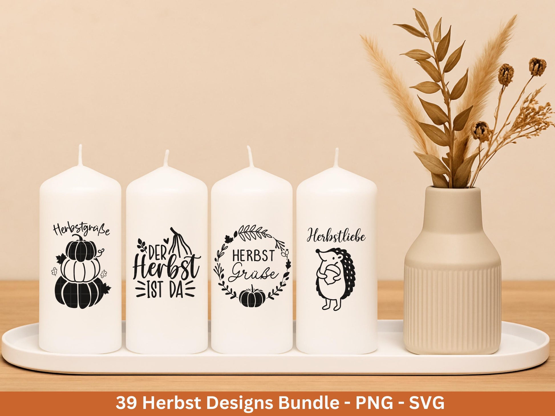 Plotterdatei Herbst - Herbst svg - Herbstkranz - Herbstzauber svg - Laserdatei Herbst - Kürbis svg - Igel svg - Pilz svg - Herbstsprüche Svg