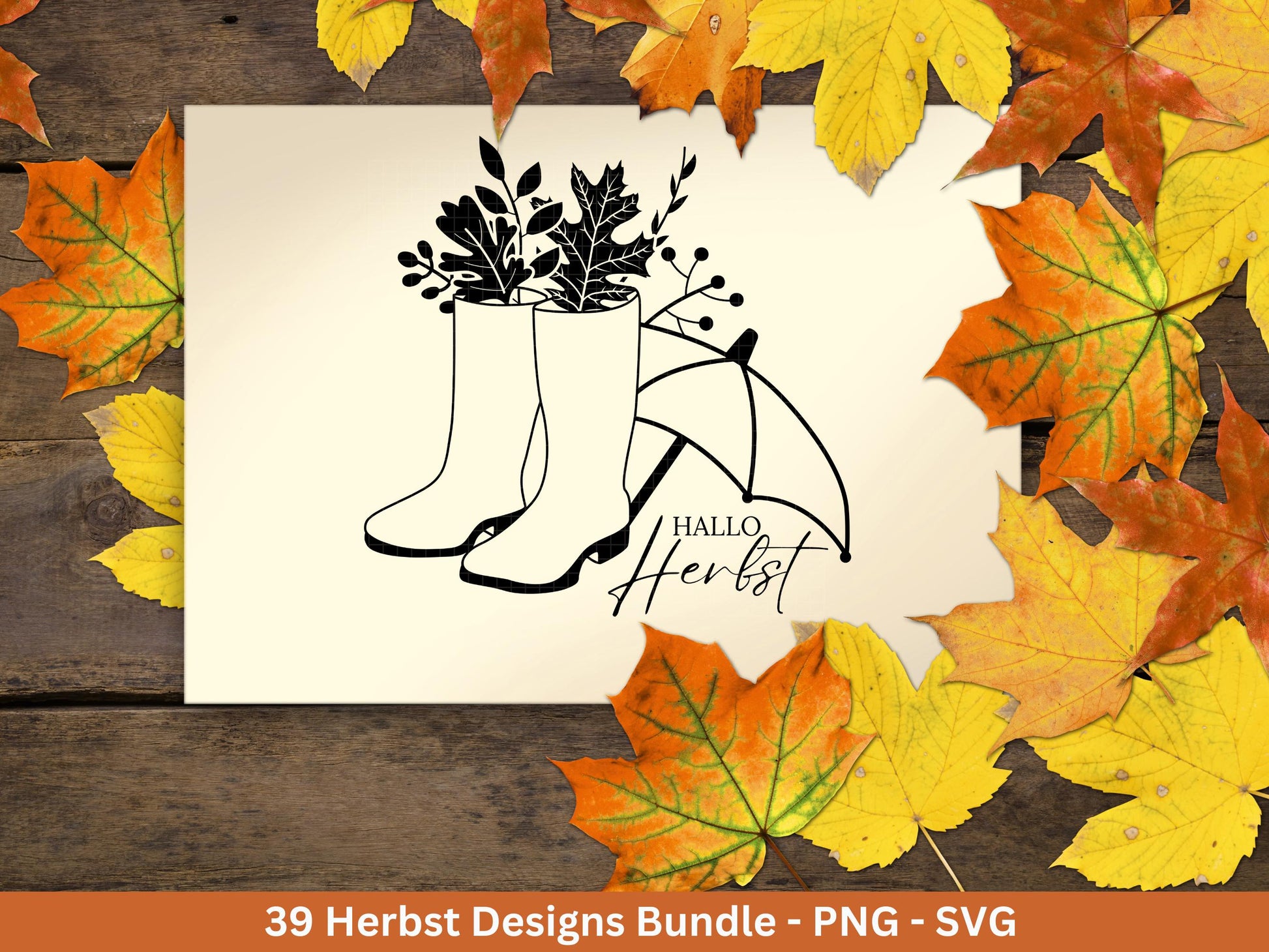 Plotterdatei Herbst - Herbst svg - Herbstkranz - Herbstzauber svg - Laserdatei Herbst - Kürbis svg - Igel svg - Pilz svg - Herbstsprüche Svg