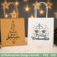 Plotterdatei Weihnachten Svg , Weihnachtshäuser Svg - Weihnachten Laserdatei - Home Svg - Cricut Svg - Weihnachten Bundle - Deutsche Sprüche