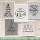 Plotterdatei Weihnachten Svg , Weihnachtshäuser Svg - Weihnachten Laserdatei - Home Svg - Cricut Svg - Weihnachten Bundle - Deutsche Sprüche