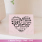 Plotterdatei Mama - Muttertag Svg - Mama svg - Deutsche Sprüche - Herz svg - Plotterdatei Liebe - Laserdatei Mama - Geschenk Mama - Cricut
