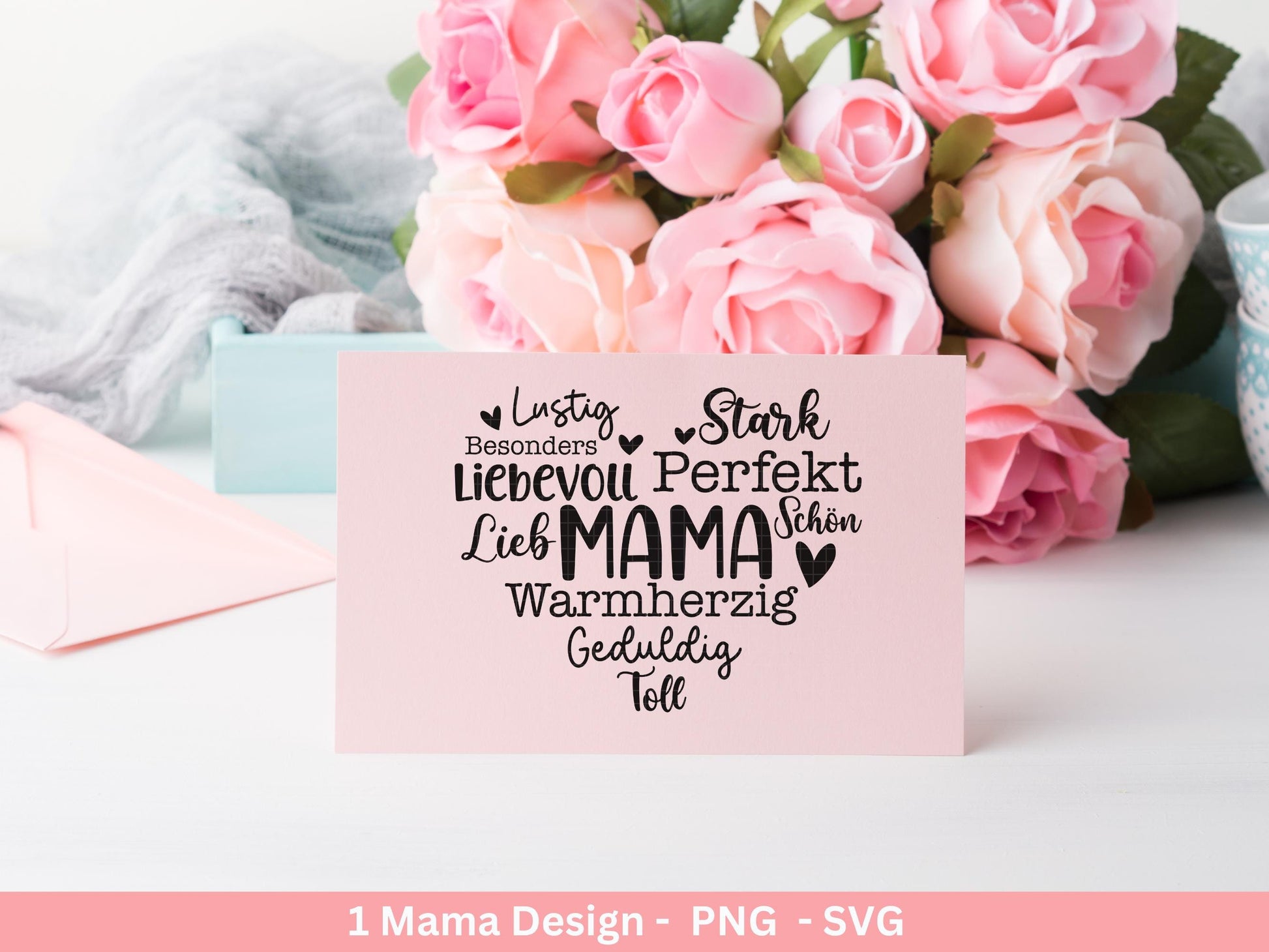 Plotterdatei Mama - Muttertag Svg - Mama svg - Deutsche Sprüche - Herz svg - Plotterdatei Liebe - Laserdatei Mama - Geschenk Mama - Cricut