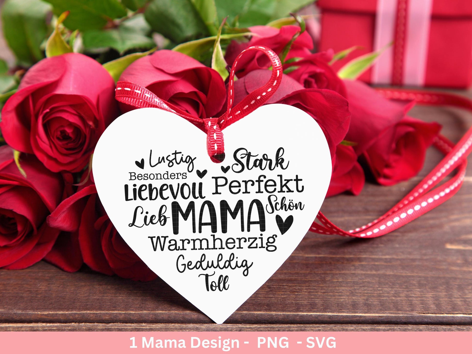 Plotterdatei Mama - Muttertag Svg - Mama svg - Deutsche Sprüche - Herz svg - Plotterdatei Liebe - Laserdatei Mama - Geschenk Mama - Cricut