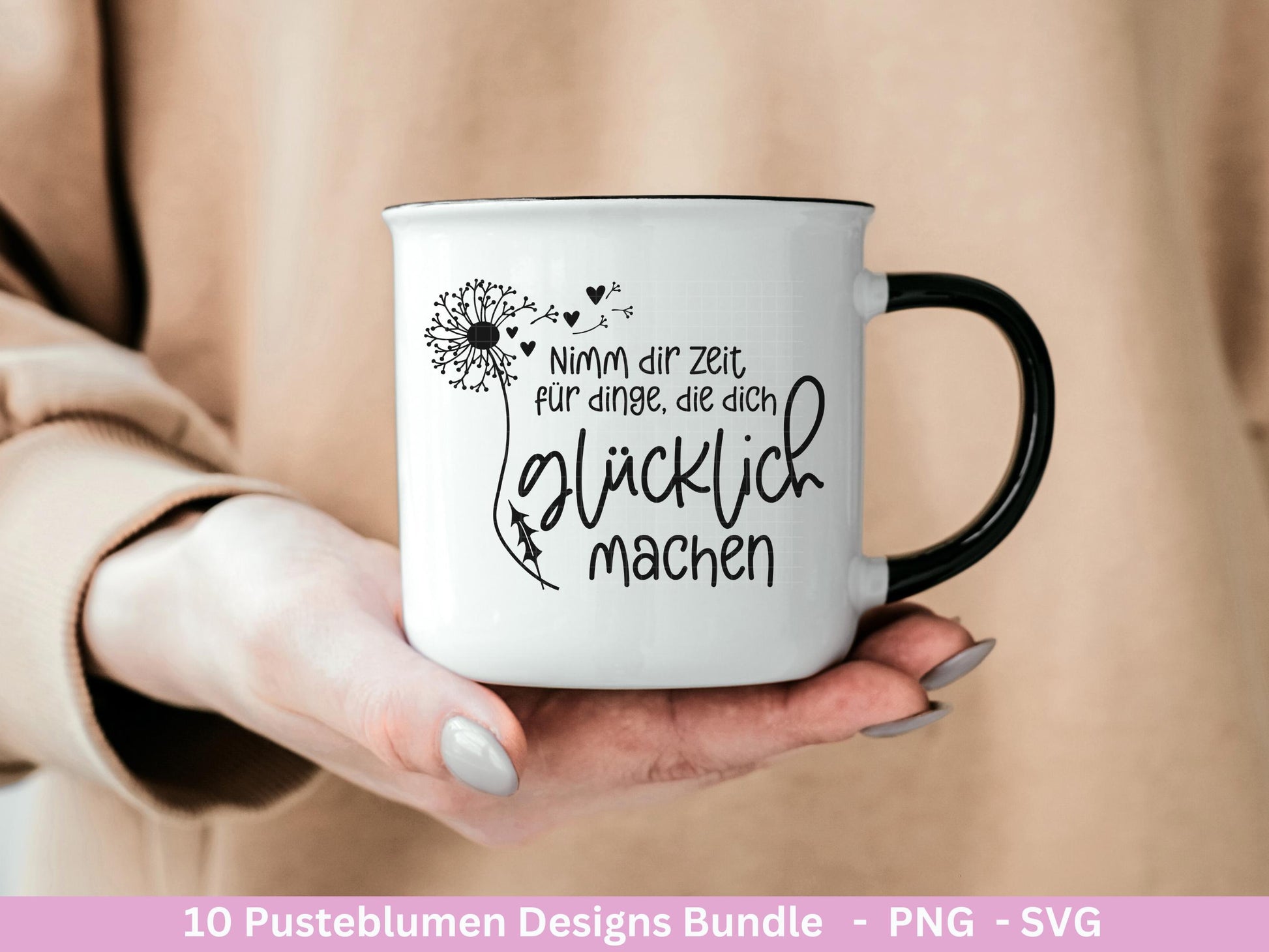 Pusteblumen Plotterdatei - Pusteblumen Svg - Deutsche Sprüche - Motivierende Sprüche Svg -Freundschaft Laserdatei - Cricut Silhouette Studio