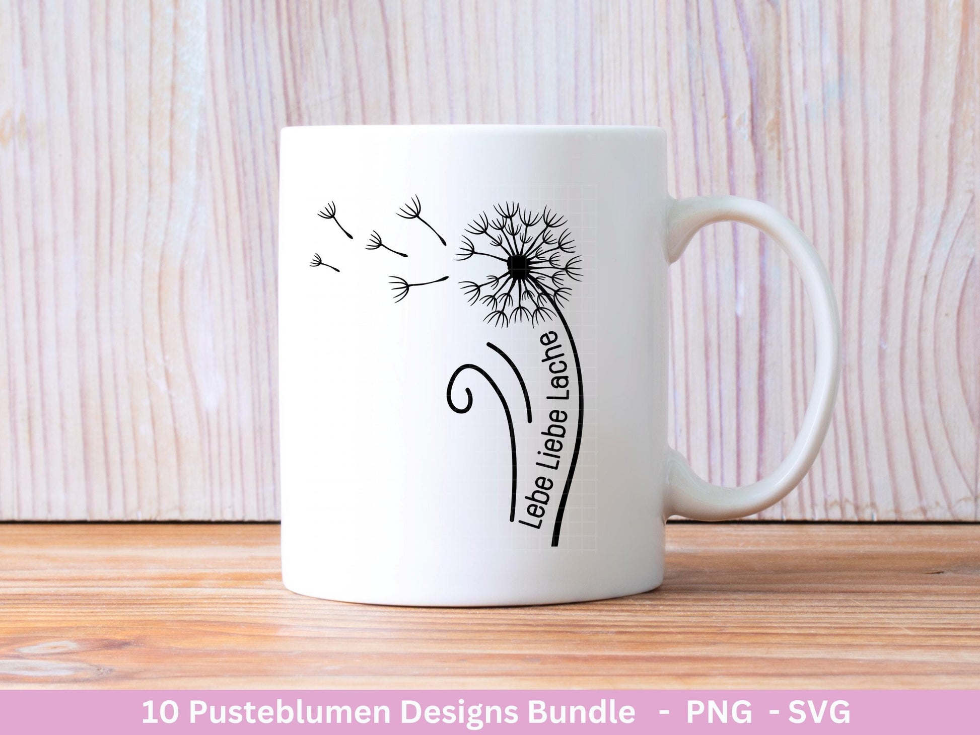 Pusteblumen Plotterdatei - Pusteblumen Svg - Deutsche Sprüche - Motivierende Sprüche Svg -Freundschaft Laserdatei - Cricut Silhouette Studio