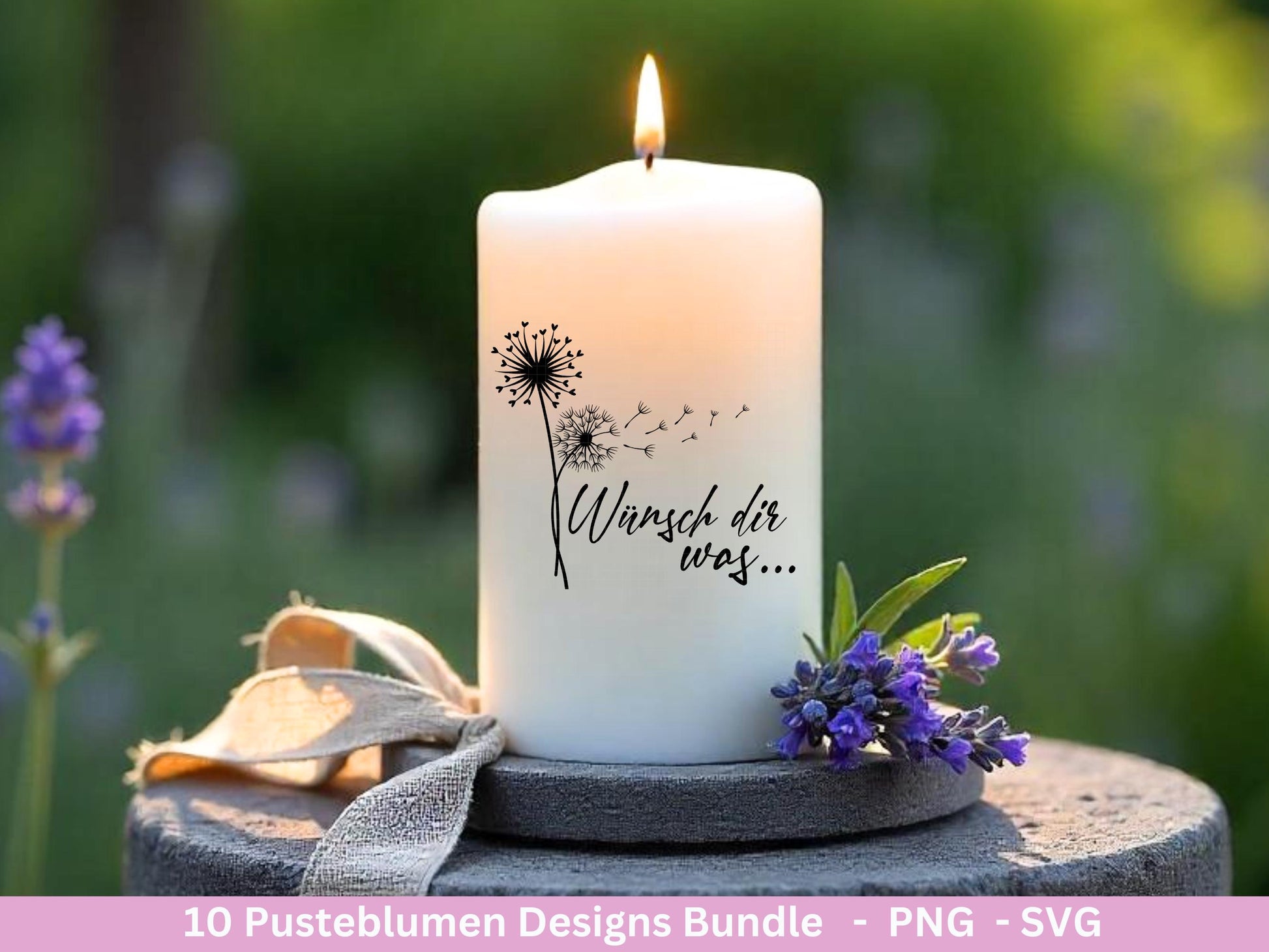 Pusteblumen Plotterdatei - Pusteblumen Svg - Deutsche Sprüche - Motivierende Sprüche Svg -Freundschaft Laserdatei - Cricut Silhouette Studio