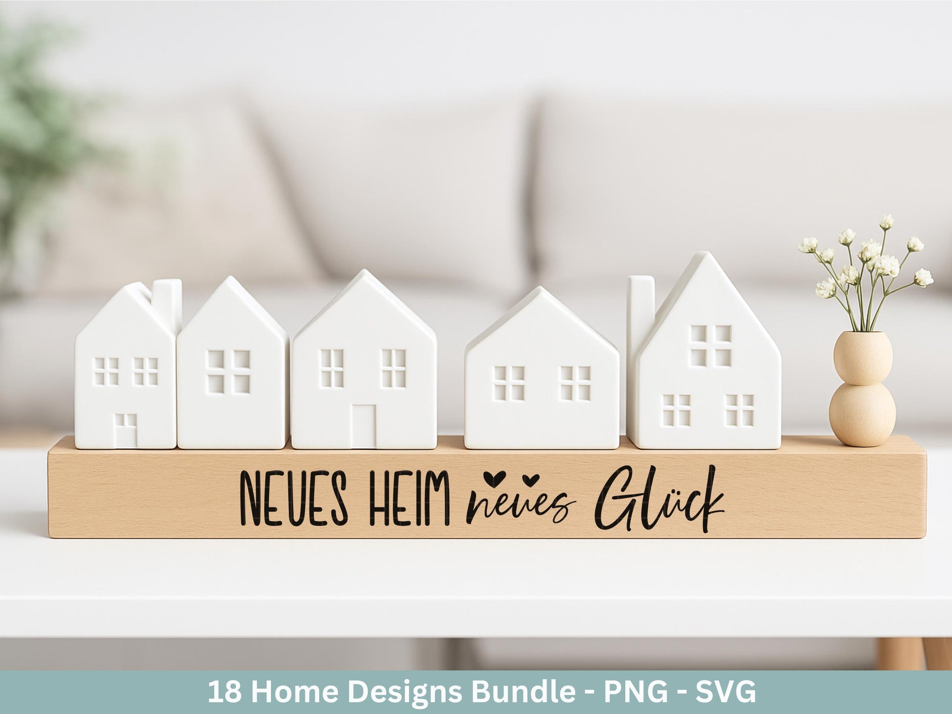 Plotterdatei Einzug svg - Home Zuhause Schriftzug Sprüche svg - Einzugsgeschenk - Umzug Svg - Haus Laserdatei Geschenk - Cricut Home Svg