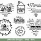 Plotterdatei Familie- Plotterdatei Herz svg - Familie svg - Deutsche Sprüche - Plotterdatei Home - Laserdatei Willkommen - Geschenk Familie