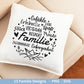 Plotterdatei Familie- Plotterdatei Herz svg - Familie svg - Deutsche Sprüche - Plotterdatei Home - Laserdatei Vatertag - Geschenk Familie