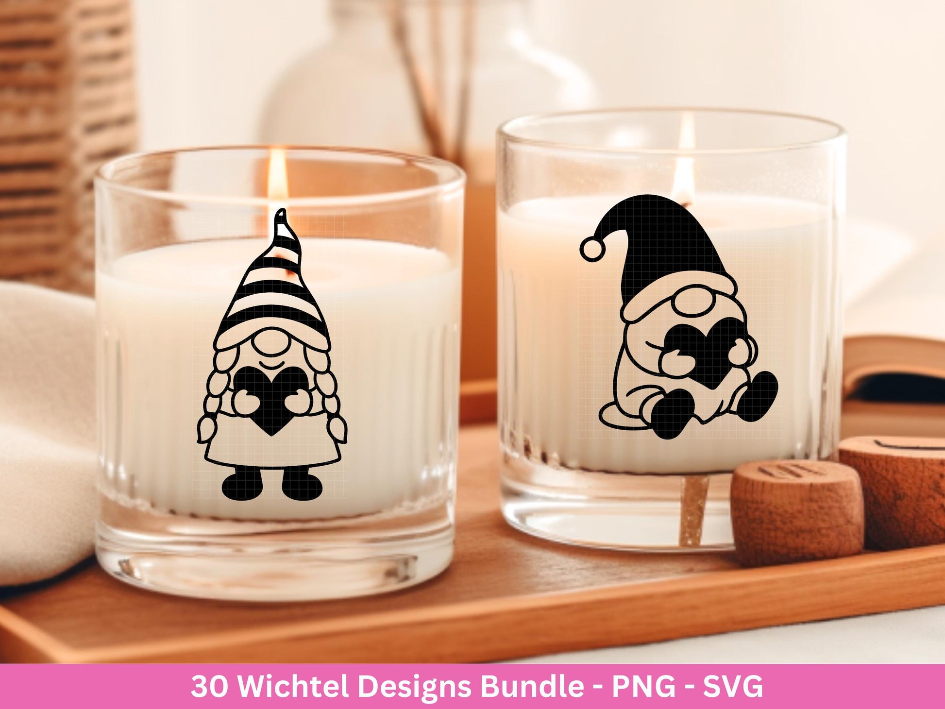 Plotterdatei Wichtel - Gnom Bundle SVG - Kleine Zwerge SVG - Weihnachts-Wichtel - Laserdatei Wichtel - Weihnachten SVG - Weihnachts-Shirt