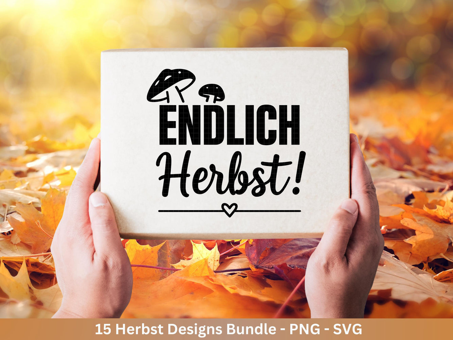 Plotterdatei Herbst - Herbst svg - Herbstkranz - Herbstzauber svg - Laserdatei Herbst - Kürbis svg - Igel svg - Pilz svg - Herbstsprüche Svg
