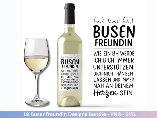 Deutsche Plotterdatei Beste Freundin- Busenfreundin Svg - Geschenk Freundin - Schwester Svg - Freundschaftssprüche - Freundschaft Svg Datei