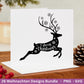 Plotterdatei Weihnachten Svg , Weihnachtshäuser Svg - Weihnachten Laserdatei - Home Svg - Cricut Svg - Weihnachten deutsch - Weihnachtsdeko
