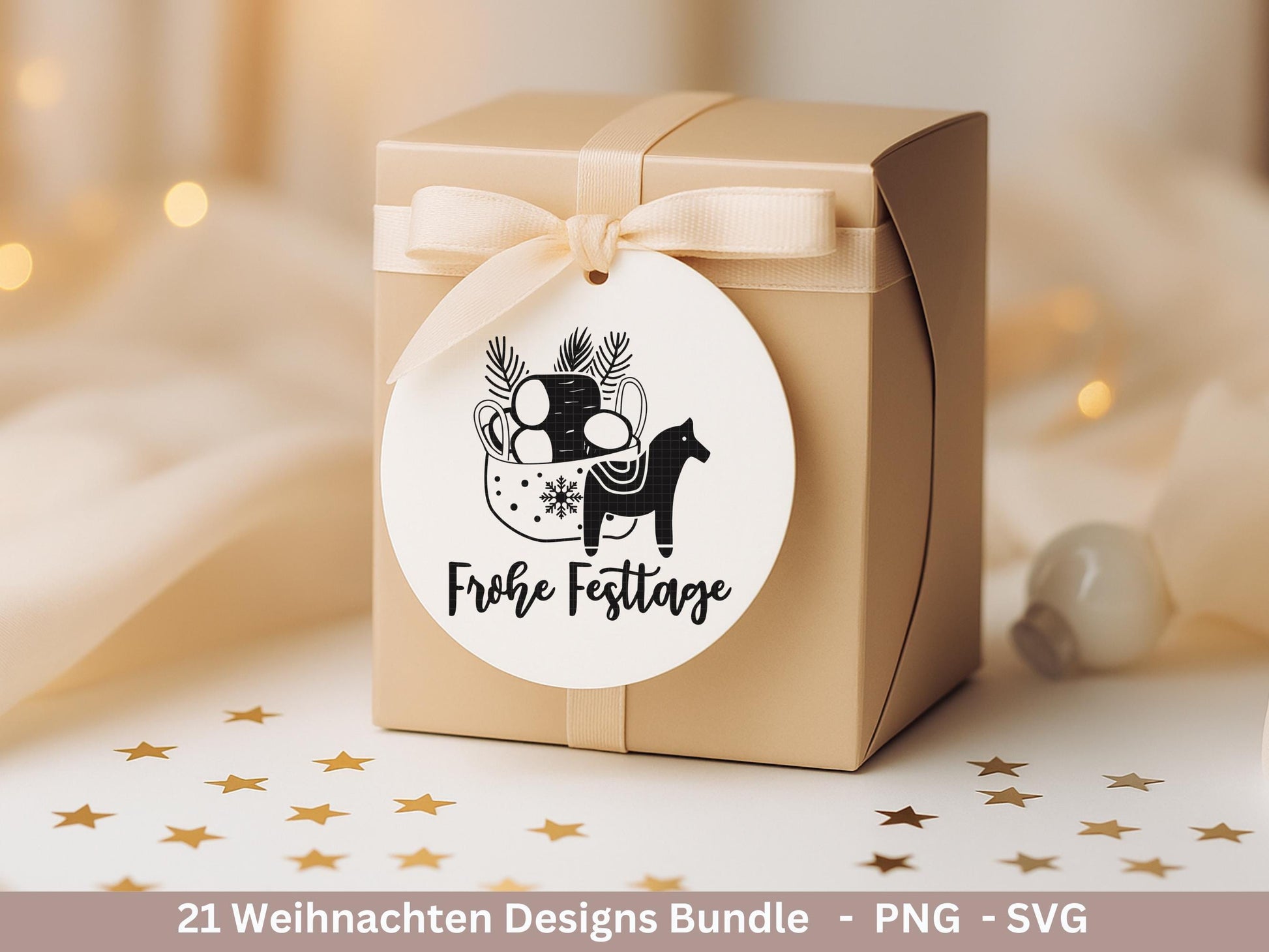 Plotterdatei Weihnachten Svg , Weihnachtshäuser Svg - Weihnachten Laserdatei - Home Svg - Cricut Svg - Winter Svg deutsch - Weihnachtsdeko
