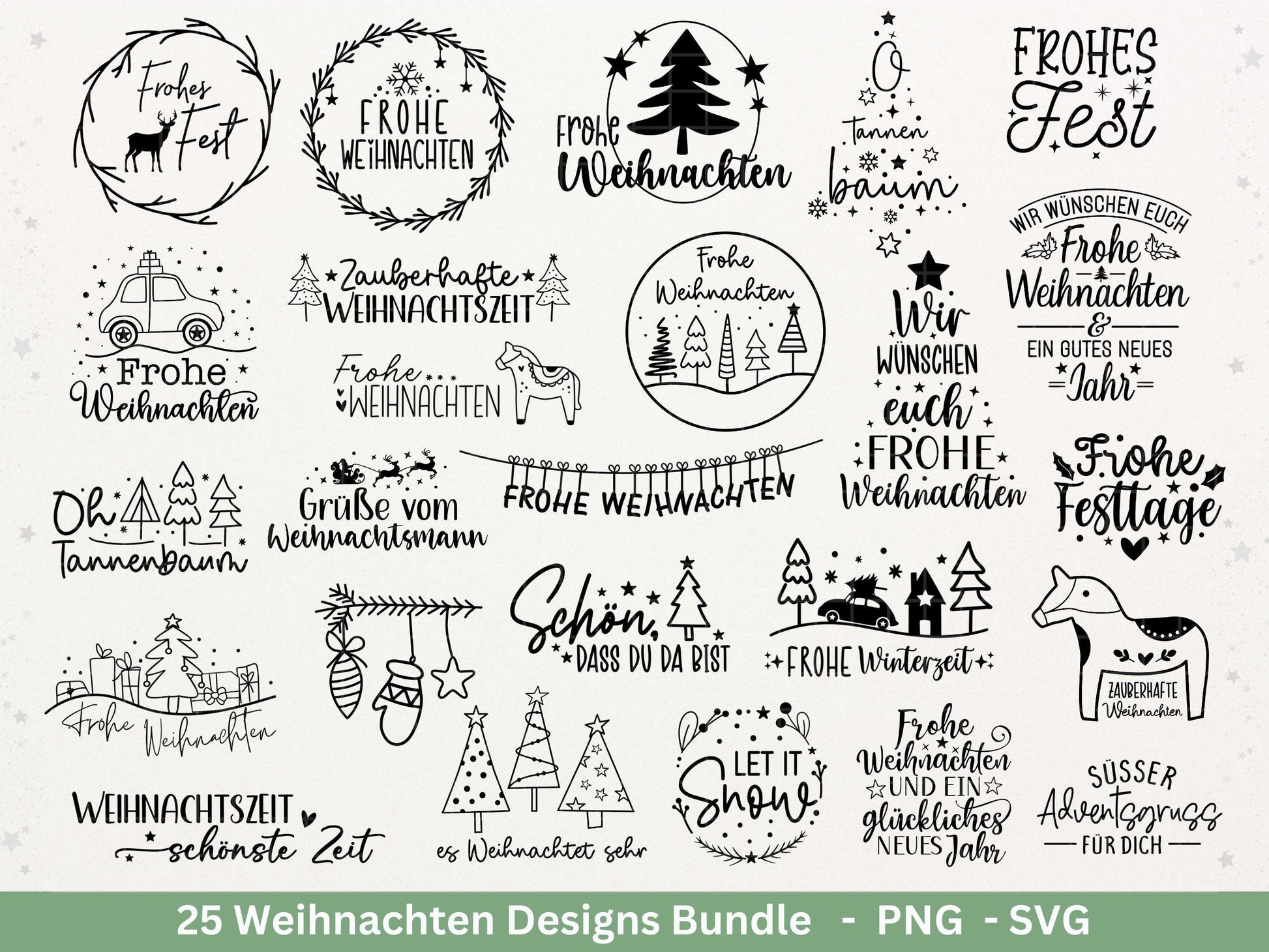 Plotterdatei Weihnachten Svg , Weihnachtshäuser Svg - Weihnachten Laserdatei - Home Svg - Cricut Svg - Weihnachten Bundle - Deutsche Sprüche