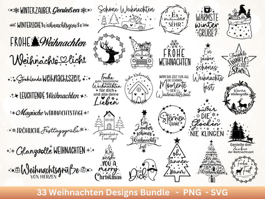 Plotterdatei Weihnachten - Frohe Weihnachten svg- Weihnachten deutsch - Silhouette Cricut - Weihnachtshäuser svg - Weihnachtsdeko Geschenk