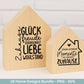 Plotterdatei Einzug svg - Home Zuhause Schriftzug Sprüche svg - Einzugsgeschenk - Umzug Svg - Haus Laserdatei Geschenk - Cricut Home Svg