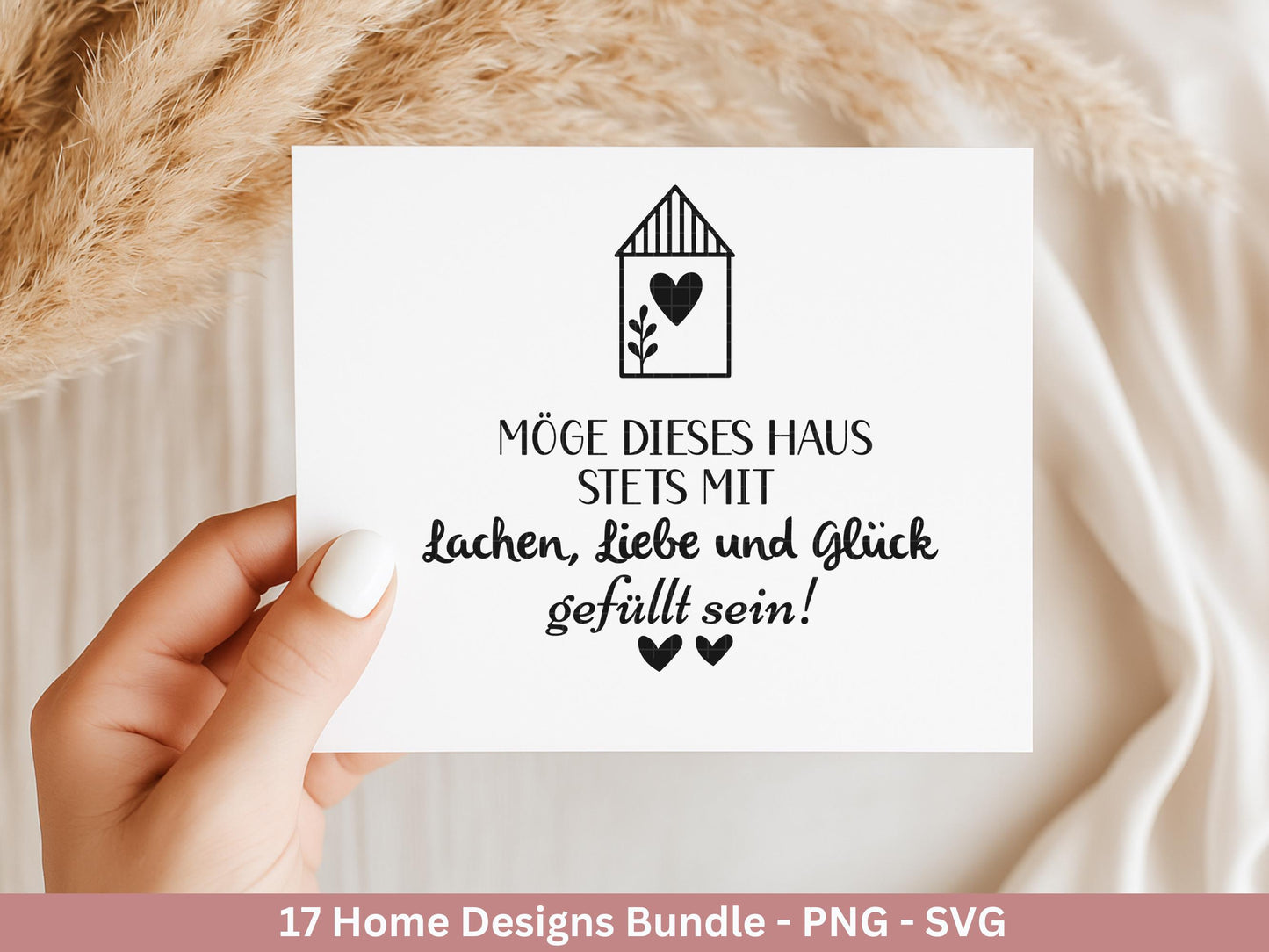 Plotterdatei Einzug svg - Home Zuhause Schriftzug Sprüche svg - Einzugsgeschenk - Umzug Svg - Haus Laserdatei Geschenk - Cricut Home Svg