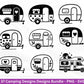 XXL Plotterdatei Camping Svg Wohnwagen Svg , Plotterdatei Camper Bundle , Camping Sprüche, Cricut Svg , Campingwagen - Laserdatei Svg Datei