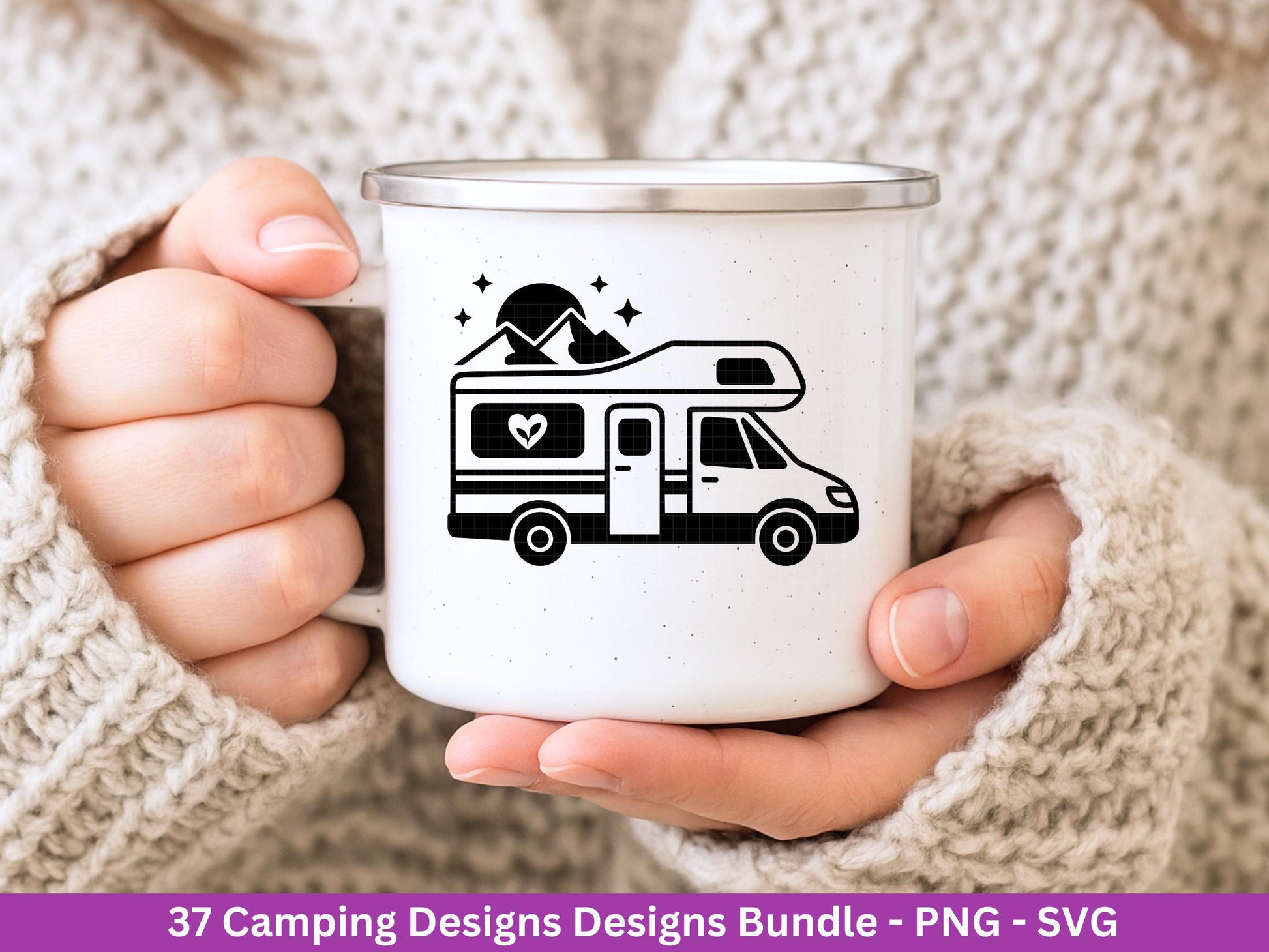 XXL Plotterdatei Camping Svg Wohnwagen Svg , Plotterdatei Camper Bundle , Camping Sprüche, Cricut Svg , Campingwagen - Laserdatei Svg Datei