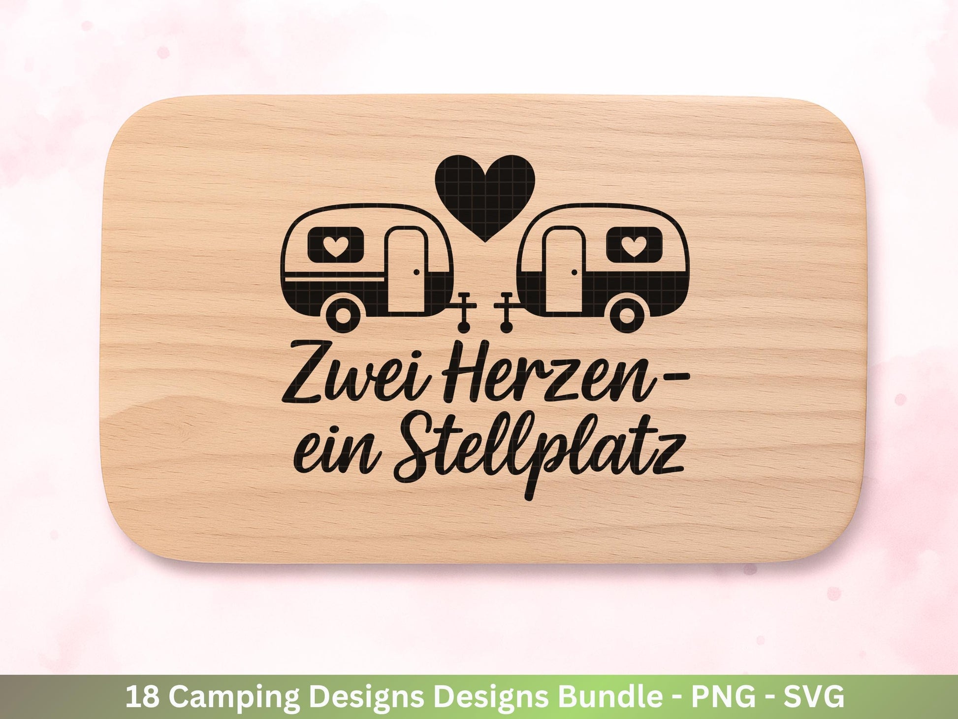 Deutsche Plotterdatei Camping Svg Wohnwagen Svg , Plotterdatei Camper, Camping Sprüche , Camping Wohnmobil , Laserdatei Zuhause Svg - Camper