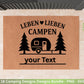Deutsche Plotterdatei Camping Svg Wohnwagen Svg , Plotterdatei Camper, Camping Sprüche , Camping Wohnmobil , Laserdatei Zuhause Svg - Camper