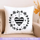 Plotterdatei Blumenkranz - Kränze SVG Bundle - Herz Svg - Plotterdatei Herzen - Herz Svg Datei - Laserdatei Kranz - Hochzeit Svg - Liebe Svg