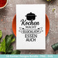 Plotterdatei Kochen SVG – Deutsche Küchensprüche – Küche Laserdatei – Chefkoch SVG – Geschenkidee Holzbrett – Weihnachten Deko – Cricut Svg
