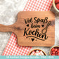 Plotterdatei Kochen SVG – Deutsche Küchensprüche – Küche Laserdatei – Chefkoch SVG – Geschenkidee Holzbrett – Weihnachten Deko – Cricut Svg