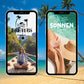 140 Instagram Story Sticker Sommer – Urlaubssticker für Insta Stories – Strand – Pool - Strand Sprüche – Sommer Content Creator Bundle Daily
