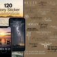 120 Instagram Story Sticker Tagessprüche – Schönen Tag, Abend & Wochenende – PNGs für Insta Stories – Positive Sprüche Basic Deutsch Insta