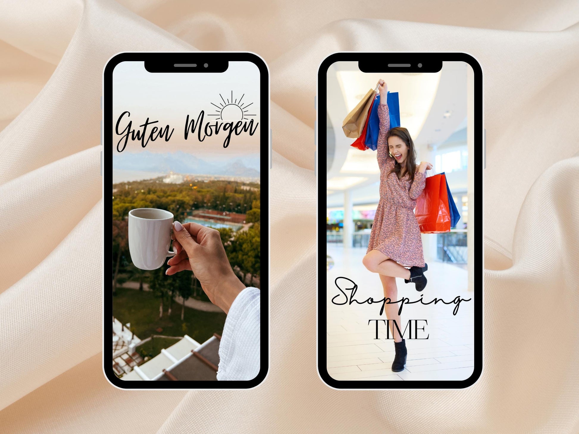 160 Instagram Story Sticker – Deutsch | Alltag | Kaffee | Humor | Home | Storysticker Daily | Basic | Kalligraphie | Guten Morgen | Sprüche