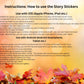 140 Instagram Story Sticker Herbst – Cozy Fall Words PNG – Kalligraphie Storysticker Set – Autumn Vibes für Insta – Jahreszeiten Bundle