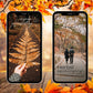140 Instagram Story Sticker Herbst – Cozy Fall Words PNG – Kalligraphie Storysticker Set – Autumn Vibes für Insta – Jahreszeiten Bundle