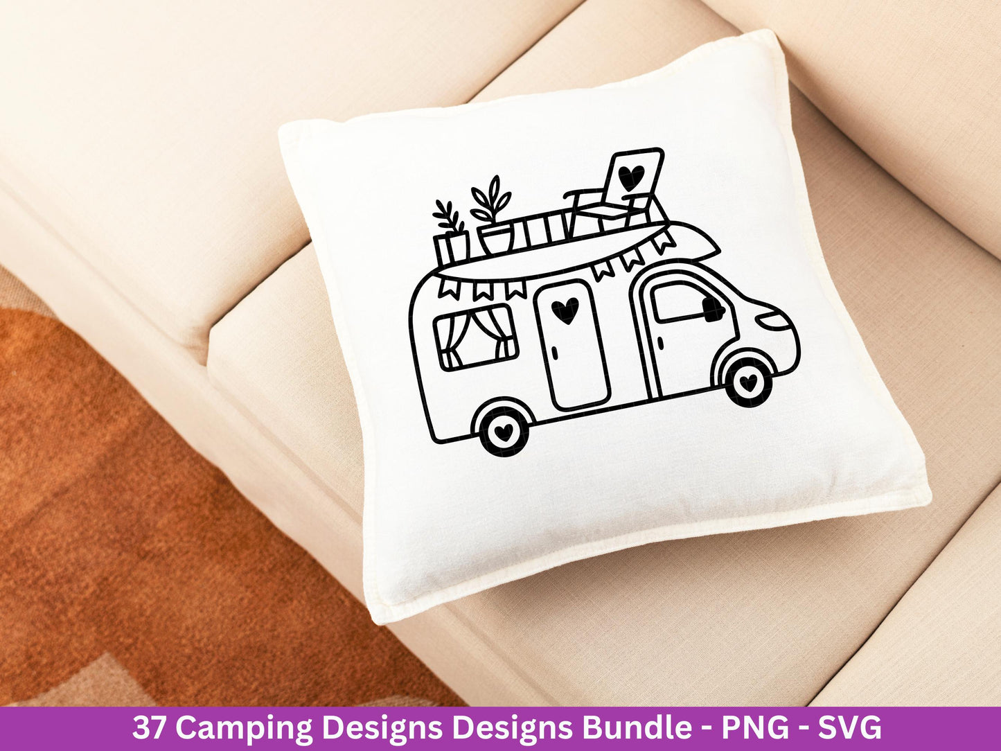 XXL Plotterdatei Camping Svg Wohnwagen Svg , Plotterdatei Camper Bundle , Camping Sprüche, Cricut Svg , Campingwagen - Laserdatei Svg Datei