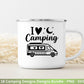 Deutsche Plotterdatei Camping Svg Wohnwagen Svg , Plotterdatei Camper, Camping Sprüche , Camping Wohnmobil , Laserdatei Zuhause Svg - Camper