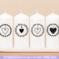 Plotterdatei Blumenkranz - Kränze SVG Bundle - Herz Svg - Plotterdatei Herzen - Herz Svg Datei - Laserdatei Kranz - Hochzeit Svg - Liebe Svg