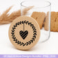 Plotterdatei Blumenkranz - Kränze SVG Bundle - Herz Svg - Plotterdatei Herzen - Herz Svg Datei - Laserdatei Kranz - Hochzeit Svg - Liebe Svg