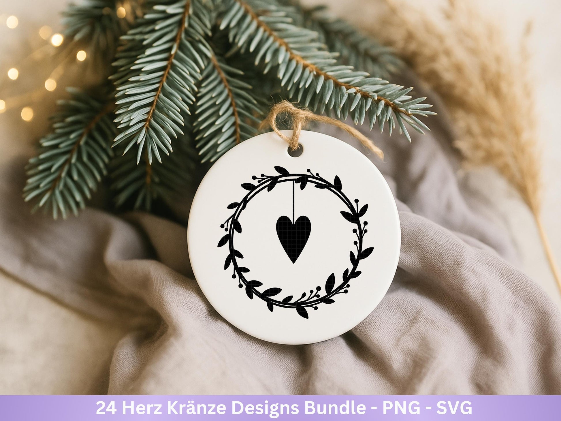 Plotterdatei Blumenkranz - Kränze SVG Bundle - Herz Svg - Plotterdatei Herzen - Herz Svg Datei - Laserdatei Kranz - Hochzeit Svg - Liebe Svg
