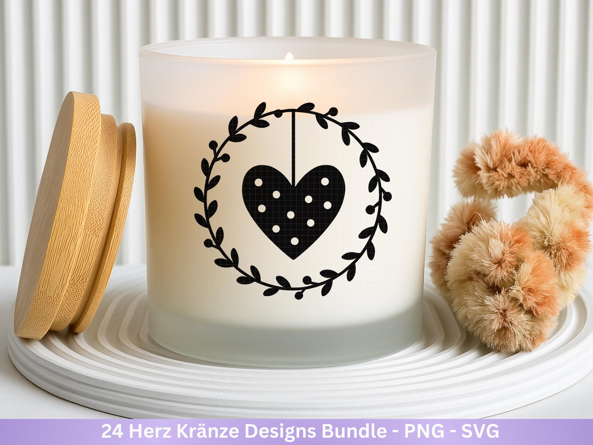 Plotterdatei Blumenkranz - Kränze SVG Bundle - Herz Svg - Plotterdatei Herzen - Herz Svg Datei - Laserdatei Kranz - Hochzeit Svg - Liebe Svg